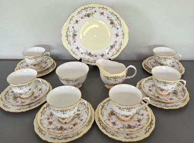 21 pcs Tea Set Queen Anne