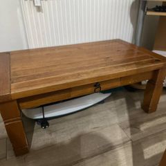 Selling Wooden Coffee table with small drawer
