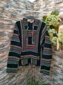Mexican Baja Hoodie  Size Small to Medium