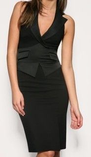 Karen Millen Black Dress Size 8