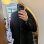M&S Luxury Wool & Cashmere Overcoat - Black - Size M Image 6