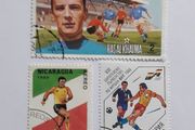 STAMPS - Football - Soccer Theme - lot of 3