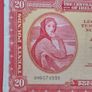 Irish 1976 Lavery Twenty pound banknote in Very Fine condition Image 2
