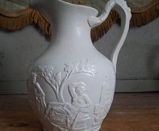Antique Glazed Stoneware Portland Jug