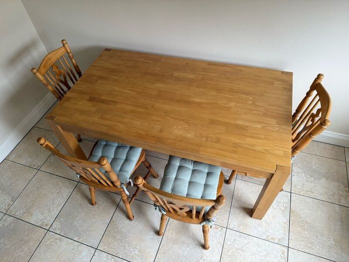Table and 4 chairs