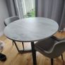 EZ Living Round Dining Table & 4 Chairs Image 3