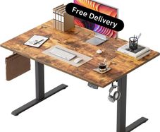 Height-Adjustable Electric Desk, 120x80 cm