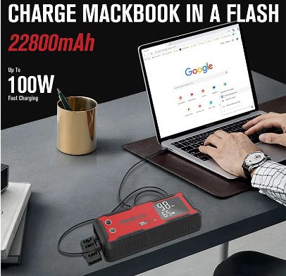 BRAND NEW 12V Car Jump Starter 4000A Car Battery Starter 26800mAh Portable Power Bank Booster Auto Starting Device Emergency Start