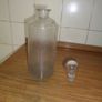 Vintage Apothecary Clear Glass Bottle for Sale Image 3