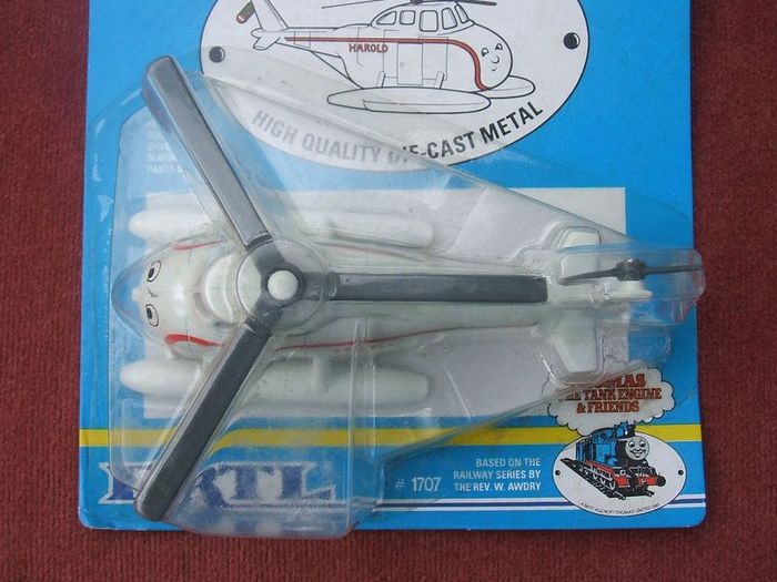HAROLD THE HELICOPTER (Thomas the Tank Engine) - a mint & boxed ERTL diecast model of Harold the Helicopter (1990)