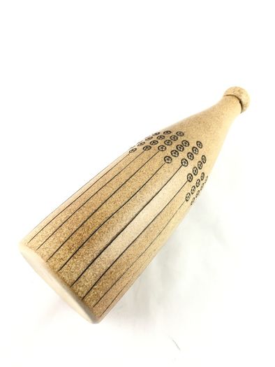 Vintage studio pottery bottle