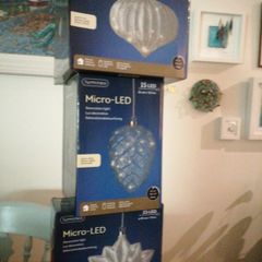 Christmas hanging led decoration lights three available