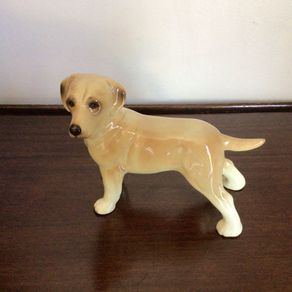 Beautiful Vintage China Labrador Dog Ornament