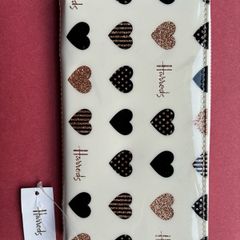 Harrods Glitter Hearts Long Wallet BNWT