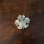 Retro silver leaf brooch Image 4