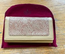 LederModa Floral Purse