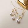 Boho Style Set: Earrings + Pendant - nice gift + other designs available Image 6