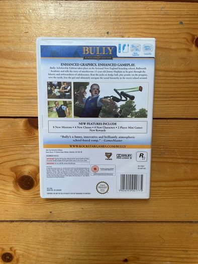 Bully Scholarship Edition WII Game