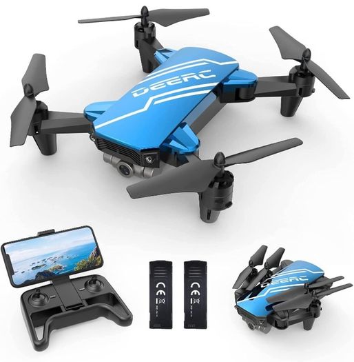 Mini Drone for Kids with 720P HD FPV Camera, Foldable RC Quarcopter for Boys Girls with Altitude Hold, Headless Mode, One Key Start, Tap Fly, Speed Adjustment, 3D Flips, 2 Modular Batteries (FREE POSTAGE)