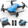 Mini Drone for Kids with 720P HD FPV Camera, Foldable RC Quarcopter for Boys Girls with Altitude Hold, Headless Mode, One Key Start, Tap Fly, Speed Adjustment, 3D Flips, 2 Modular Batteries (FREE POSTAGE) Image 3
