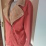 Coral ramones style fur jacket size XXL UK16 EU44 Postage included Image 2