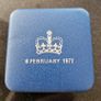 The Royal Mint Sterling Silver 1977 Proof Great Britain Crown Silver Jubilee 25p coin In Original case with Coa. Image 2