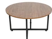 BRAND NEW Round Modern Coffee Table Wood Tea Coffee Service Desk Living Room 70x70x40cm