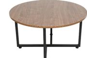 BRAND NEW Round Modern Coffee Table Wood Tea Coffee Service Desk Living Room 70x70x40cm