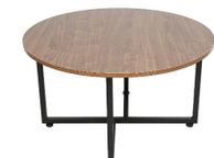 main image for ad BRAND NEW Round Modern Coffee Table Wood Tea Coffee Service Desk Living Room 70x70x40cm