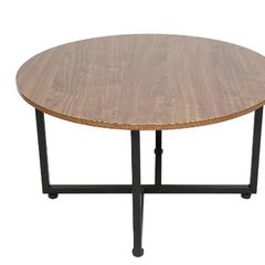 BRAND NEW Round Modern Coffee Table Wood Tea Coffee Service Desk Living Room 70x70x40cm
