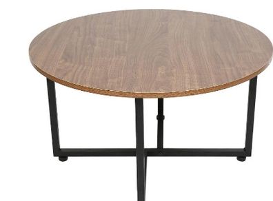 BRAND NEW Round Modern Coffee Table Wood Tea Coffee Service Desk Living Room 70x70x40cm