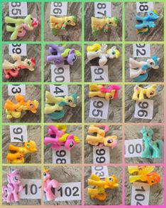 G4 Mini Figures just 2 Euro Each - Selection 5- MLP G4 My Little Pony