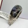 Sterling silver (Sz: M) Abalone Shell Ring Sterling Silver 0.01 ct, Silver Wt. 5.2 Gms 0.010 Ct. Image 4