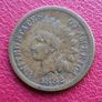 1882 Indian Head Cent - Nice Date & Grade Penny 1C coin Image 3