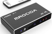 Hdmi Switch, mrocioa 3 Port input 1 out 4K Hdmi Switcher Box with Remote. Hdmi Splitter 4K Hub. Support PS4/ Xbox One/Fire TV/Apple TV/SKY BOX/STB/DVD/Laptop/Roku.