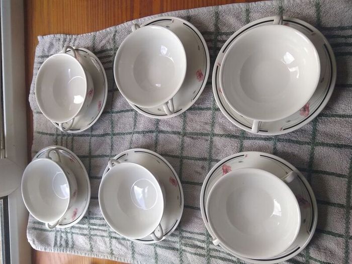 Johnston Brothers  Soup cups & saucers set