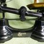 Vintage Librasco Libra Kitchen Weight Scale with Set of Weights Black Cast Iron Scale Image 4