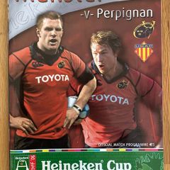 2006 Munster v Perpignan - Heineken Cup Quarter Final Programme