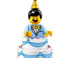 Lego CAKE GUY Minifigure Lego Series 18 Lego Minifigure