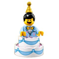 Lego CAKE GUY Minifigure Lego Series 18 Lego Minifigure