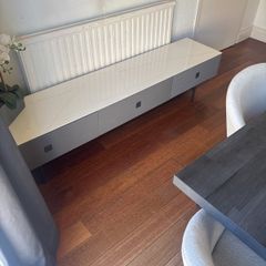 Marble top media stand- can be delivered locally for 10