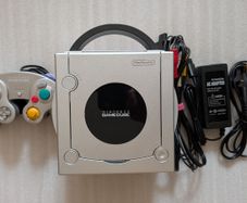 Nintendo Gamecube DOL-001: Gameboy Player : Platinum :Picoloader : 128GB