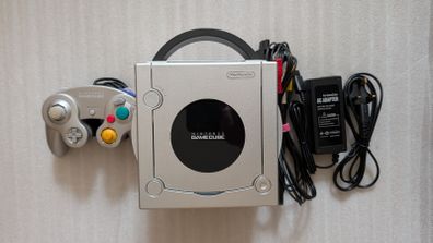 Nintendo Gamecube DOL-001: Gameboy Player : Platinum :Picoloader : 128GB