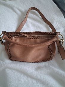 Vera Pelle - Leather Bag - Light Brown - New Without Tags RRP 120