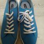 Blue converse shoes Image 2