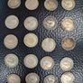 20 x English silver threepences Image 2