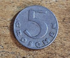 Austria, 5 Groschen, 1931 Coin - free standard postage