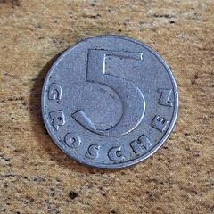 Austria, 5 Groschen, 1931 Coin - free standard postage