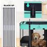 Foldable Pet Playpen,Cat Dog Playpen,Portable Dog Cage soft Portable Exercise Kennel Tent,Puppy Pen Indoors/Outdoors Pet Tent Fence(S(70 55 45cm)) Image 2