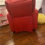 red kids reclining chair Image 4